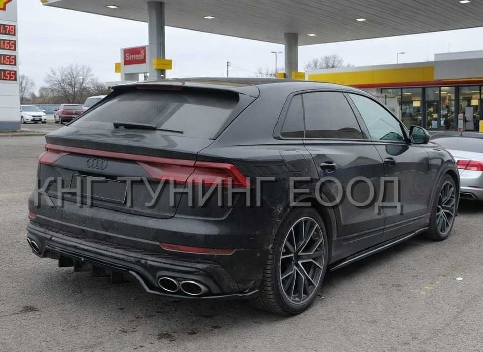 АУДИ Q8 дифузьор / audi q8 добавка за задна броня