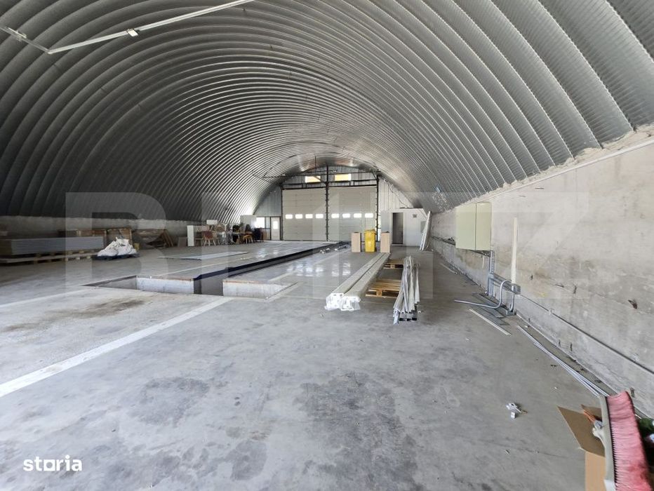 Spatiu comercial cu statie ITP, acces TIR/camioane, 288 mp, zona Crist