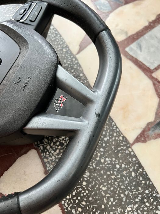 Volan SEAT FR cu Airbag inclus si comenzi volan / tesit cu piele perforata / Seat Leon Toledo Altea