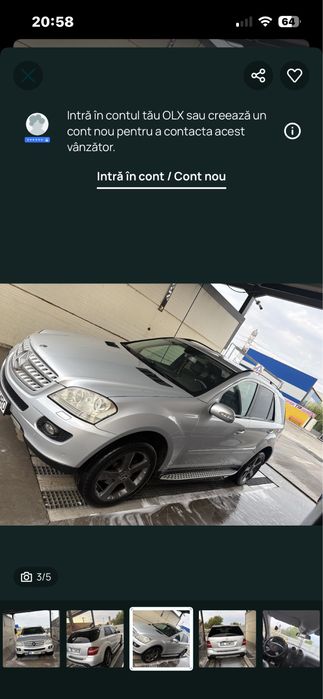 Mercedez Benz MI 280 cdi 4 MATIC 2008 Vand sau cu alta la schimb