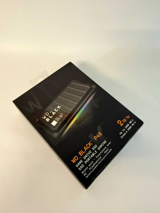 WD BLACK Western Digital P40 Game, 2TB, USB-C 3.2, Black