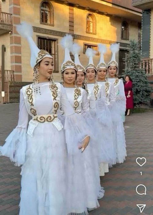 Казахский платье