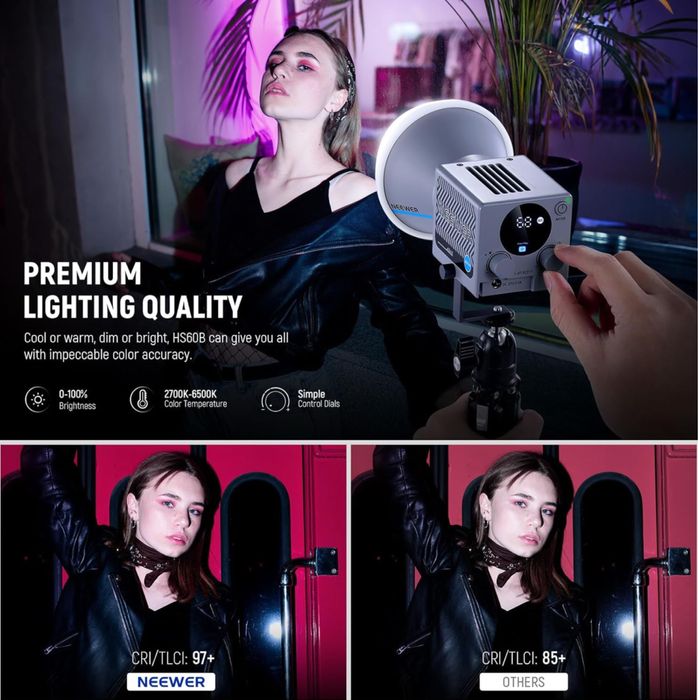 Проф. Диодно осветление. Видео. Фото. Подкаст. Грим. Влог. софтбокс