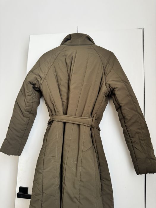 Пуховик длинный теплый