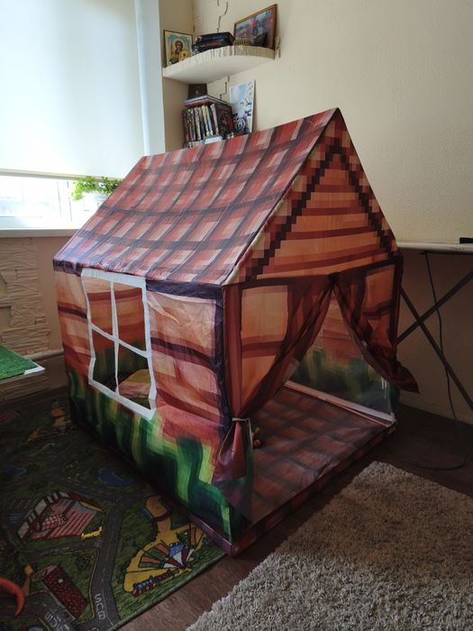 Домик палатка детская Майнкрафт