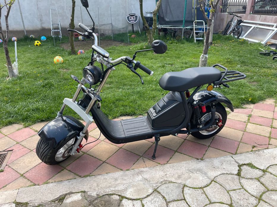 Scuter electric Tip Chopper CityCoco 1500W – roți late, autonomie mare