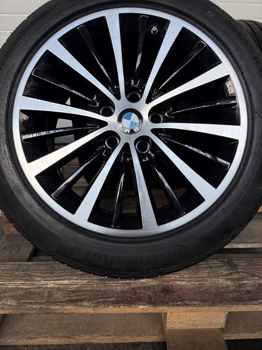 Jante BMW style 481 model individual NOI pentru seria 1 F40/F52 seria 2 F44/F45/F46/U06 cu anvelope vara 205/55 17