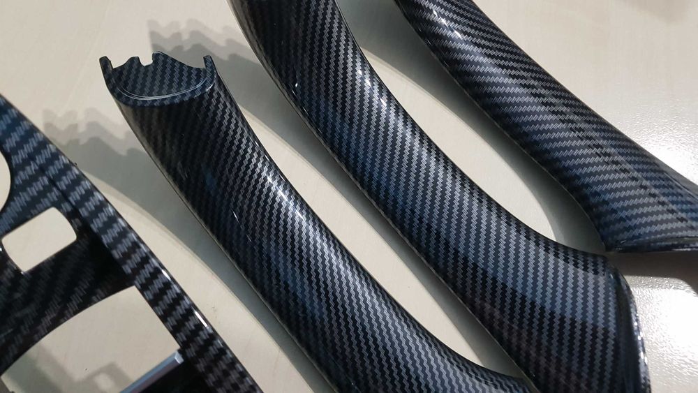 Manere Maner Usi Usa Portiera BMW Seria 5 F10 F11, Negru Carbon