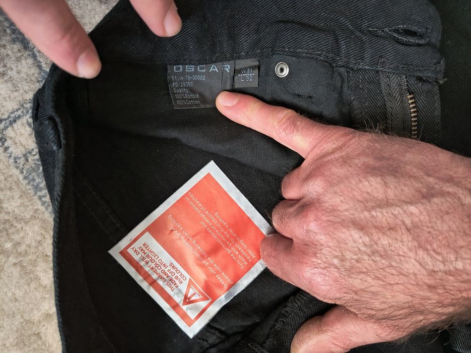 Blugi Oscar negri W31 L32