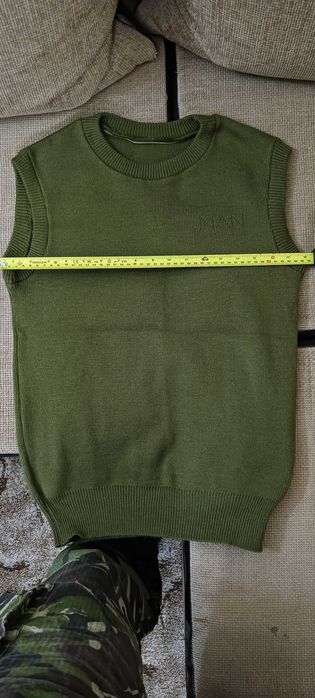 Vestă kaki MApN RSR din lână – mărime reală 44–46 (etichetă 48)