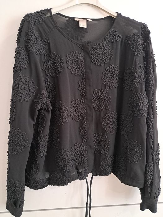 H&M риза с 3d цветя р-р С