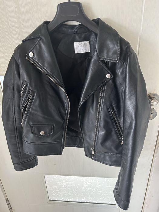 Кожено яке zara за момиче