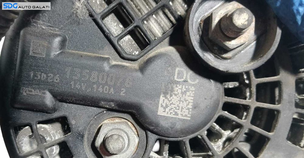 Alternator 140A 14V Chevrolet Orlando 2.0 D 2011 - 2018 Cod 13580078 [MX1222]