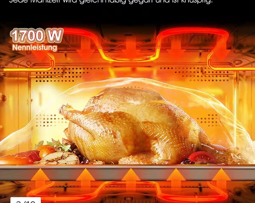 Airflayer Oyajia Friteuza cu aer cald  6L fara ulei