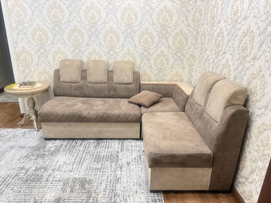 Мягкий уголок в идеальном состоянии