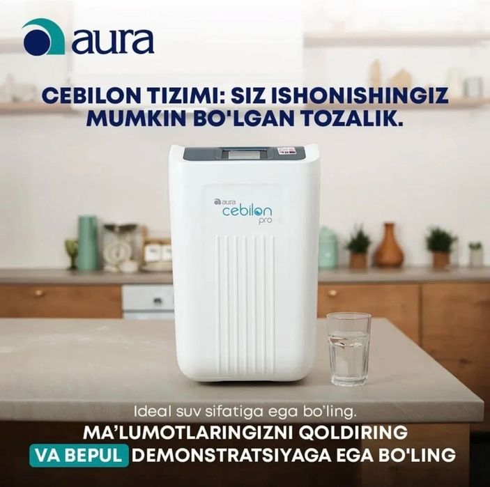 Cebilon Unique suvni tozalab beruvchi filter