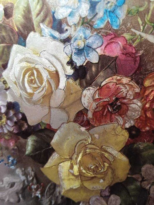 Балтийски кехлибар на картината 18,5*23,5 см