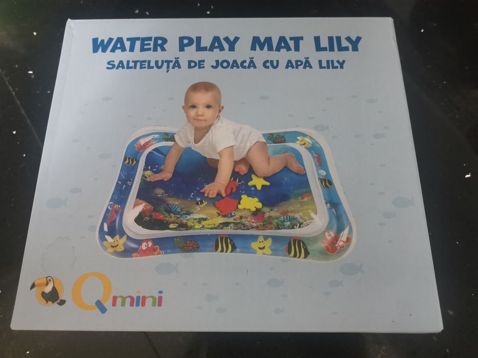 Cădiță bebe cu senzor de temperatur + CADOU saltea activități bebea