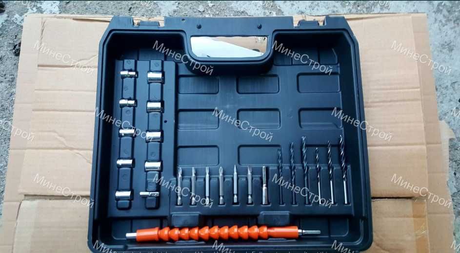 Акумулаторен ударен винтоверт DeWalt 24V с 2 батерии 5Ah Девалт