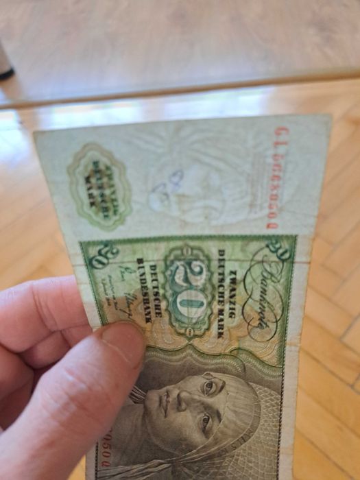 Bancnota 20 marci 1980