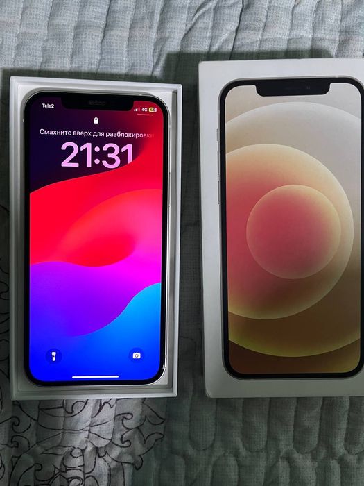 Iphone 12 128гб в отличном состояний