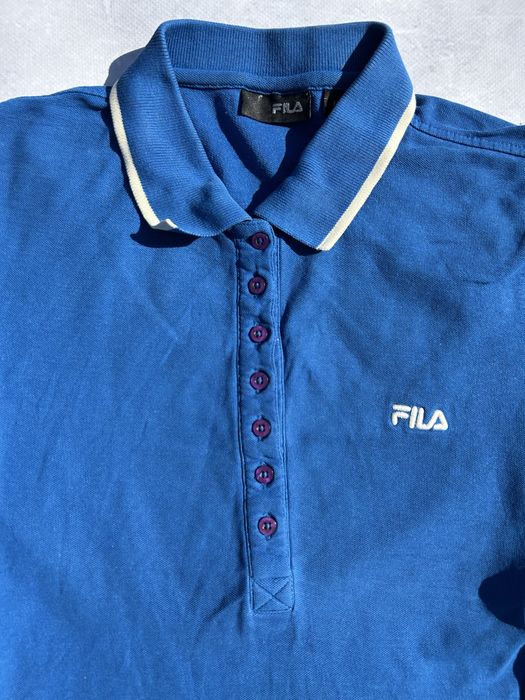 Tricou polo dama Fila albastru clasic marimea M