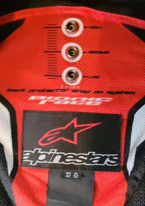 Geaca Moto Piele Alpinestars GP Plus R - 48=M / 52=L