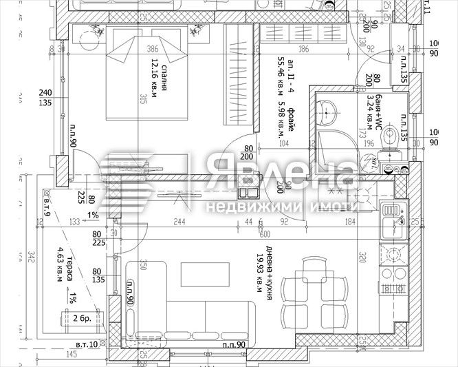 Продава се Двустаен апартамент в Поморие - 69 кв.м за 861 €/кв.м - Снимка #9