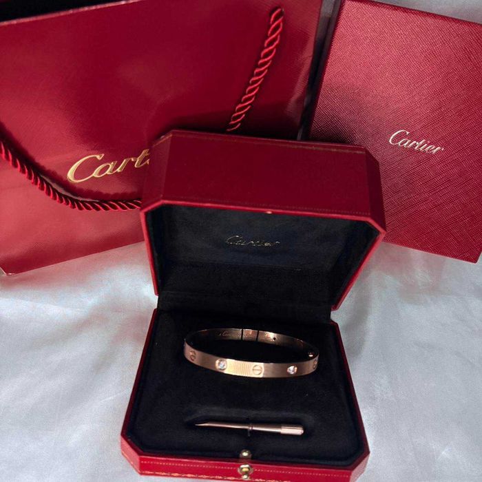 Brățară Cartier Love Aur Rose - nouă, în cutie