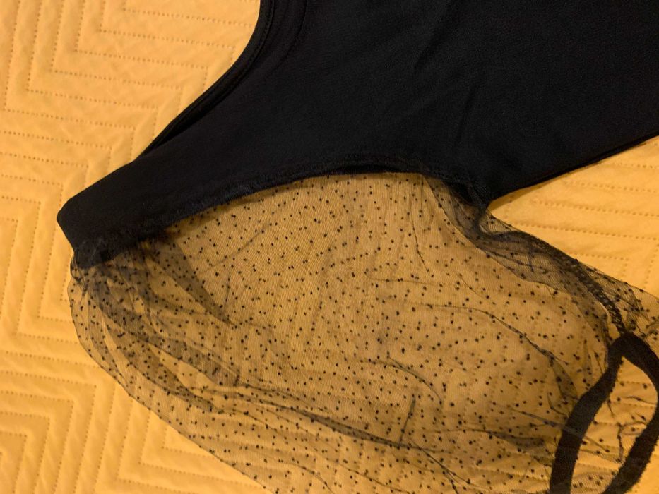 Top Mango cu maneci transparente - NOU