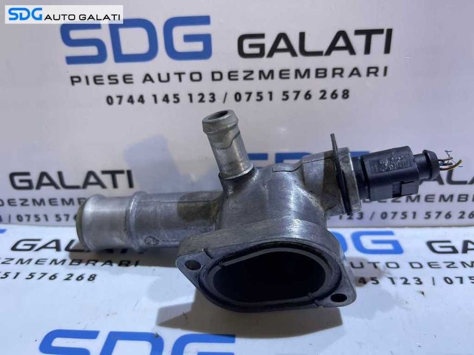 Suport Carcasa Termostat Flansa Senzor Temperatura Apa VW Bora 1.9 TDI AHF ALH AGR AJM AUY ATD ARL ASV AXR 1999 - 2005 Cod 038121133A [S0224]