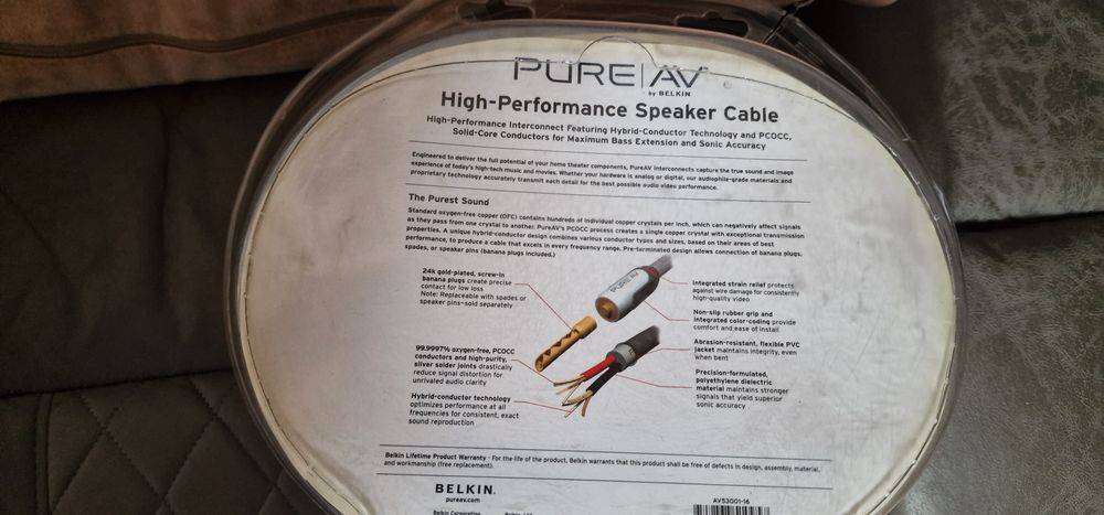 Pereche Cabluri Boxe High End