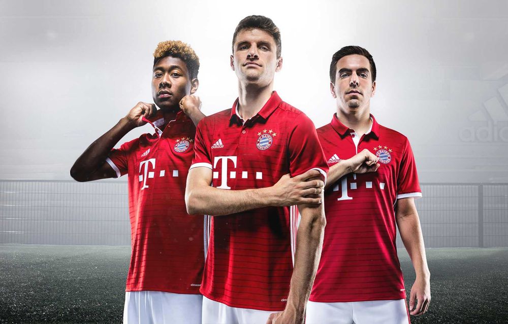 Adidas Bayern Munich 2016-17 Home Jearsy ОРИГИНАЛ футболна фланелка -М