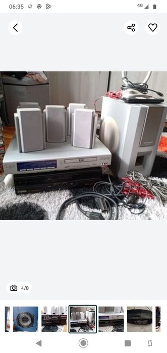 Vând calculator HP monitor,imprimanta,dvd home cinema,cd,boxa