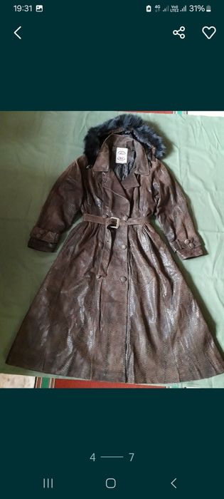 Пальто женское Кожаное  50 р.