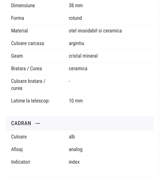 CeaS DKNY  ceramica impecabil 4912