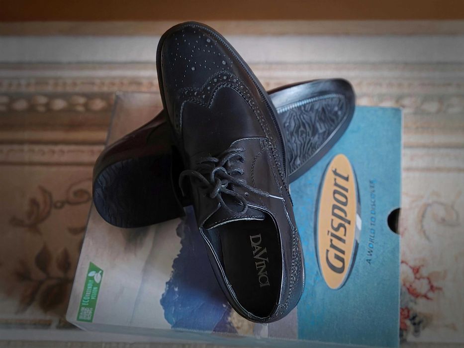 Pantofi piele naturală DaVinci, mărimea 41 - 42
