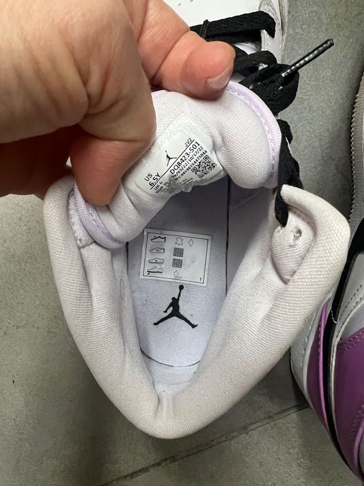 Дамски маратонки Nike Air Jordan 39 размер 24.5 цм стелка бяло лилаво