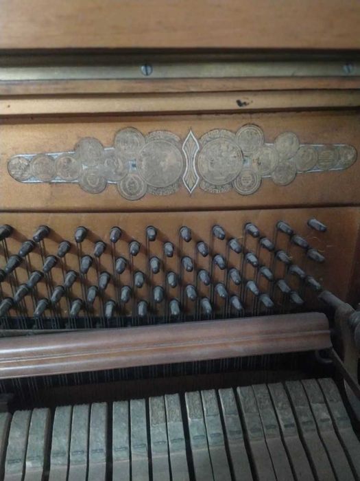 Антикварное фортепиано пианино Eduard Sponnagel 1887 года
