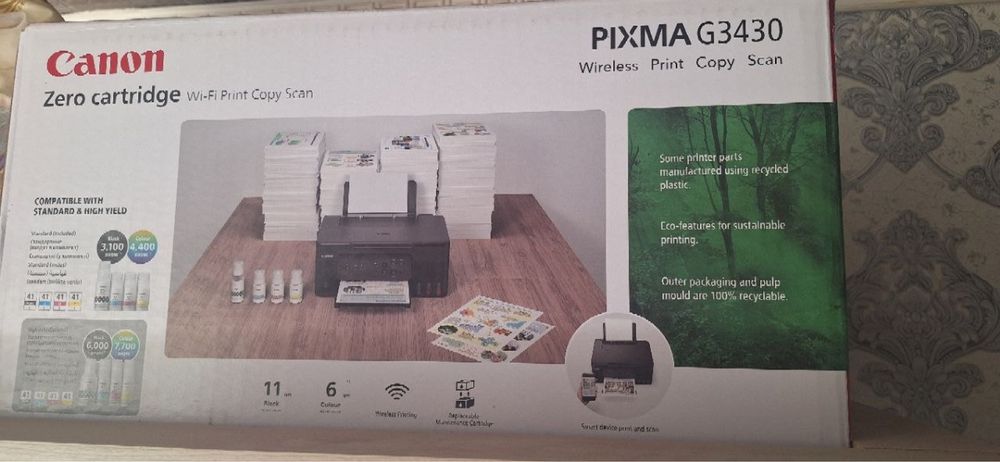 Yengi printer sotiladi PIXMA G3430