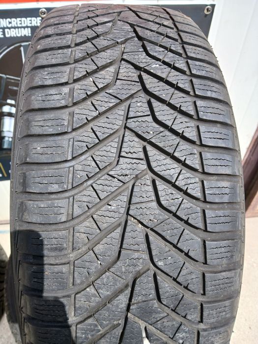 Jante aliaj R17,  5x112,  originale Audi echipate cu anvelope de iarnă M+S 225/50/R17  Două bucăți Yokohama 2020 si doua bucăți Platin 2021