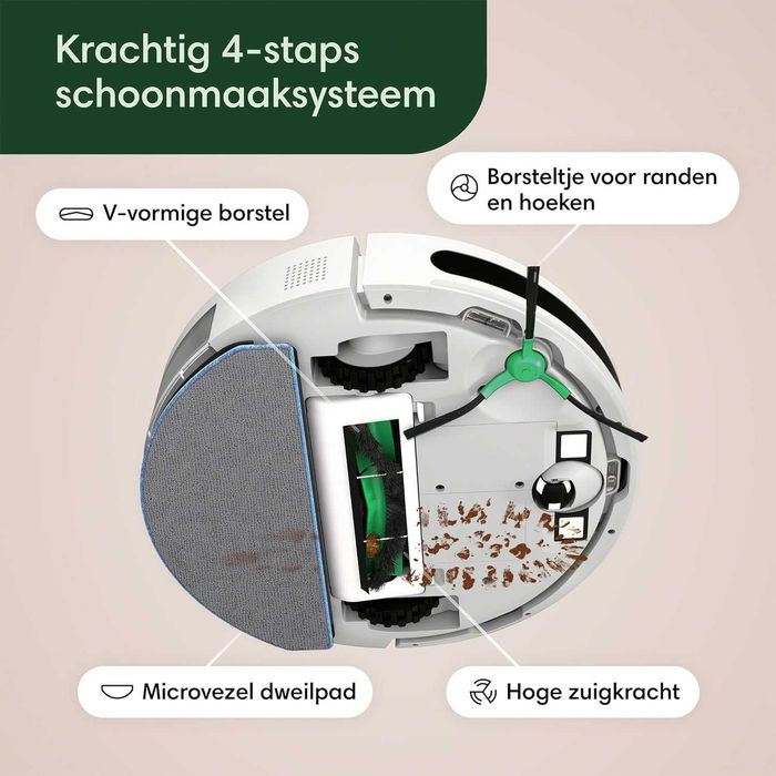 ПРАХОСМУКАЧКА-РОБОТ IROBOT Combo Essential (Y011240) White