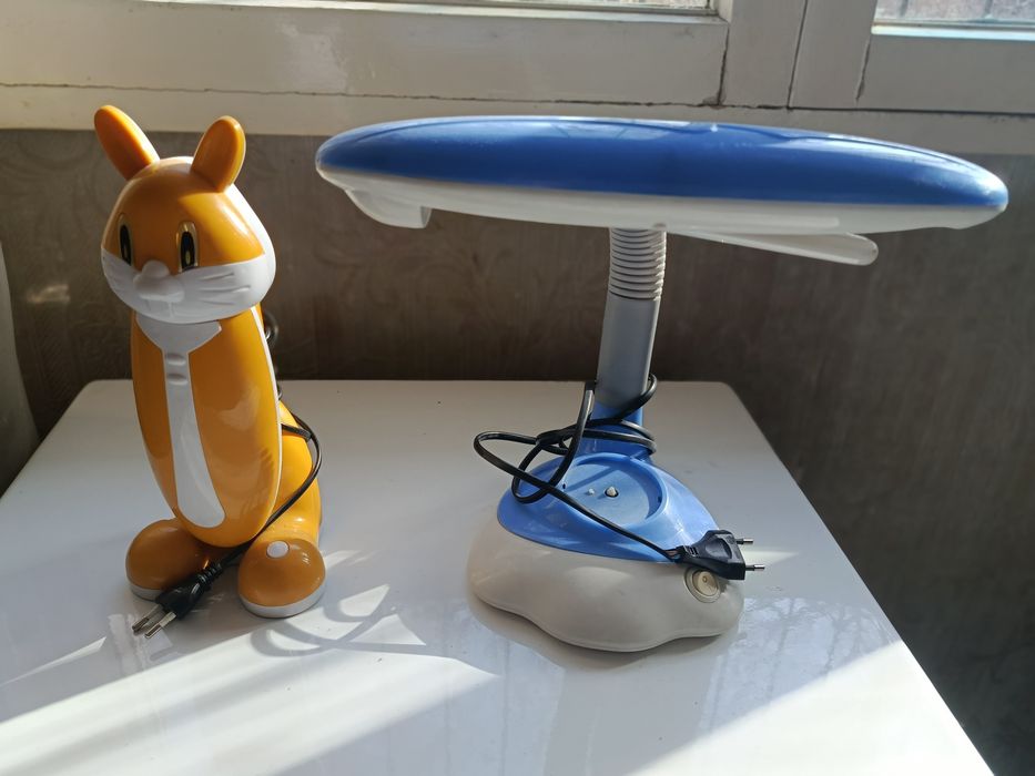 Настольные лампы детские полностью рабочие перегорела лампа