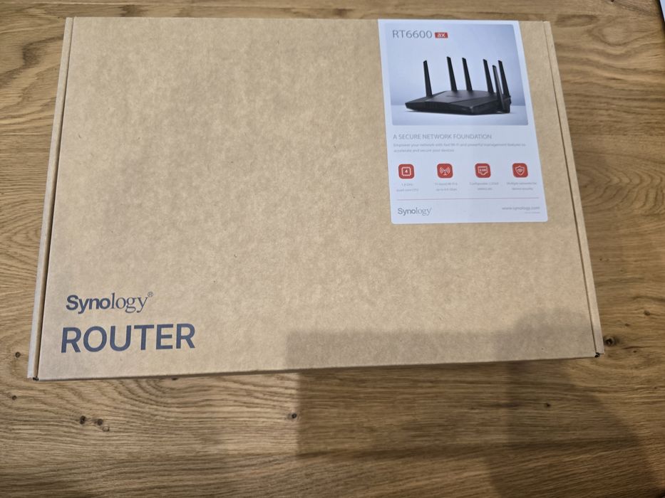 Synology RT6600AX, нов, неотварян.