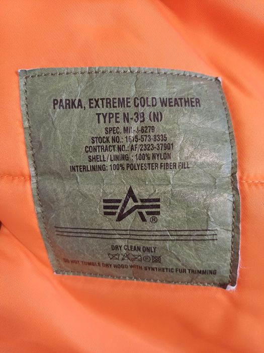 Парка мужская Alpha Industries