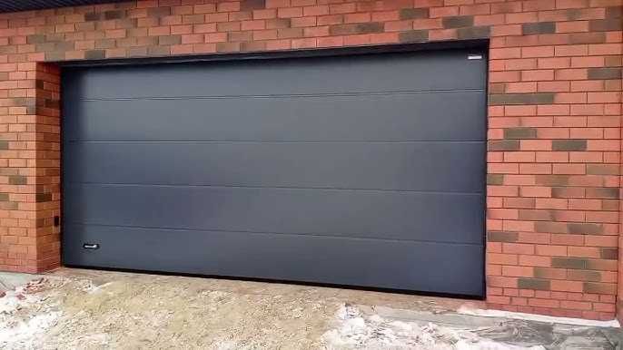 Электрические секционные ворота для дома. Автоматика Erreka.