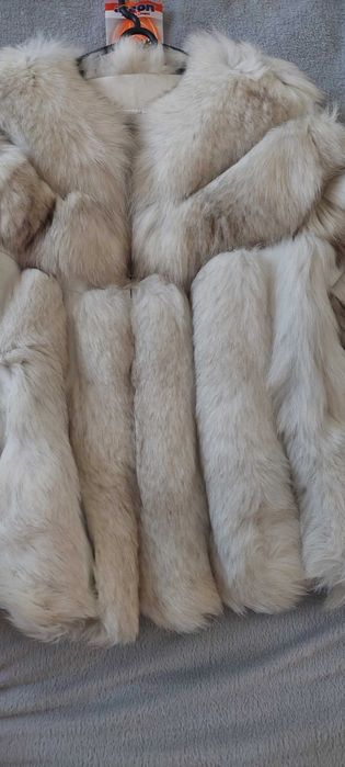 Палто естествен косъм