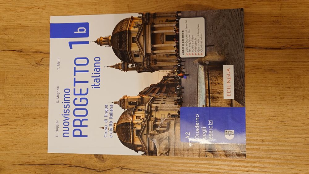 Учебна тетрадка по италиански език Progetto Italiano A2 (1b)