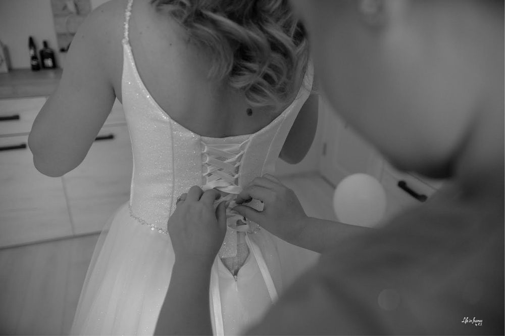 Vand rochie de mireasa (Barbie) marimea 38