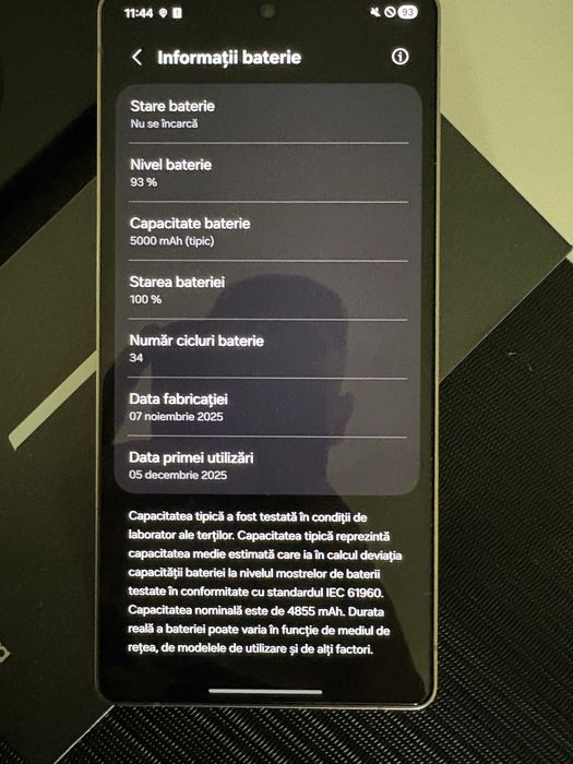 Samsung S25 Ultra ca nou 30 incarcari